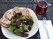Herbstlicher Salat mit Ziegenkäse Herbstlicher Salat mit Ziegenkäse