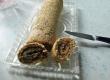 Biskuitroulade mit Haselnuss- und Kürbiskernmehl Biskuitroulade mit Haselnuss- und Kürbiskernmehl