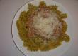 Nudeln mit Leberkäsesauce Nudeln mit Leberkäsesauce