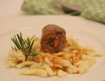 Rindsrouladen auf Wiener Art