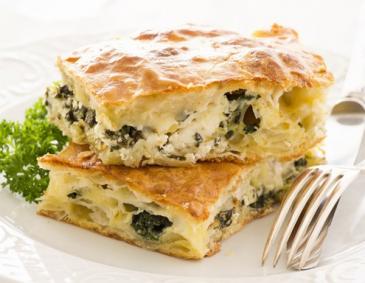 Börek mit Spinatfülle Börek mit Spinatfülle