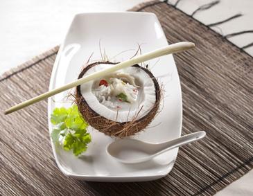 Kokossuppe mit Reis Kokossuppe mit Reis
