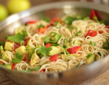Spaghetti à la Guacamole
