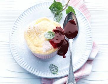 Topfensoufflé aus dem Dampfgarer Topfensoufflé aus dem Dampfgarer
