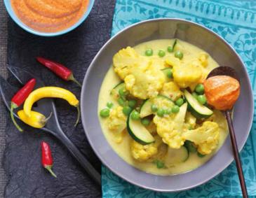 Karfiol-Zucchini-Curry Karfiol-Zucchini-Curry