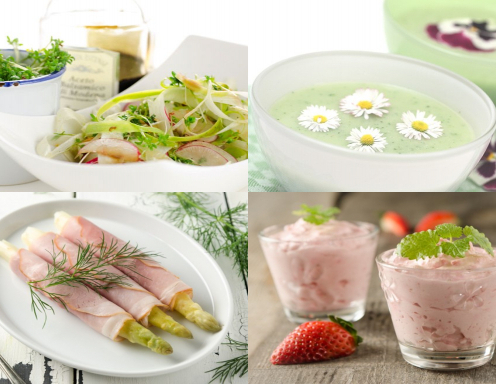 Klassisches Frühlingsmenü Klassisches Frühlingsmenü