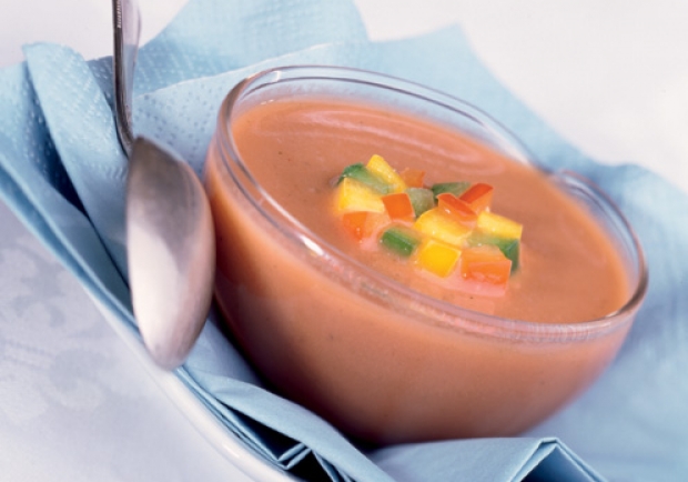Gazpacho (Kalte Spanische Gemüsesuppe)