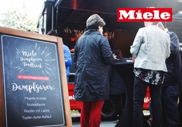 Miele Foodtruck Advertorial Schild