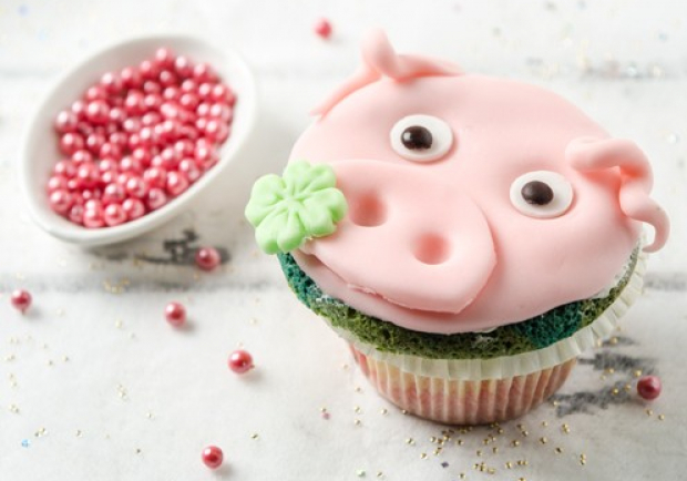 Glücksschwein-Cupcake Rezept