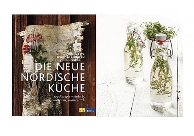 Die neue nordische Küche + Bügelverschlussflasche