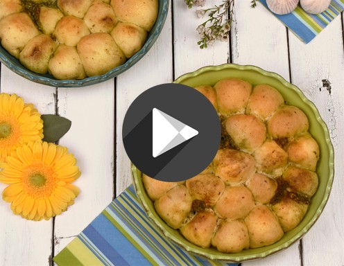 Klicken Sie mit der rechten Maustaste hier, um Bilder herunterzuladen: Video – Monkey Bread mit Pesto