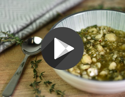 Klicken Sie mit der rechten Maustaste hier, um Bilder herunterzuladen: Video – Paranuss-Pesto