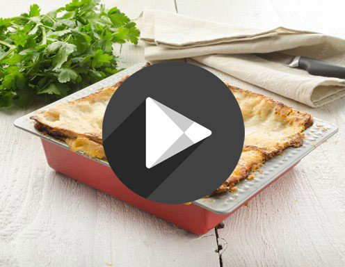 Klicken Sie mit der rechten Maustaste hier, um Bilder herunterzuladen: Video - Lasagne al forno