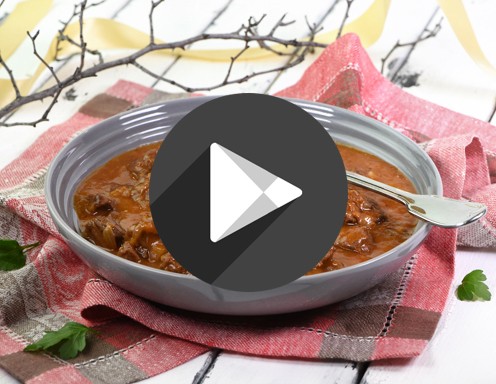Klicken Sie mit der rechten Maustaste hier, um Bilder herunterzuladen: Video – Gulasch