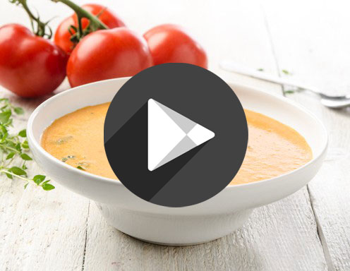 Klicken Sie mit der rechten Maustaste hier, um Bilder herunterzuladen: Video – Tomatencremesuppe